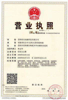 岳阳首批电子营业执照