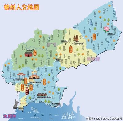 锦州地图全图