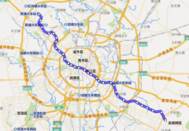 成都地铁二号线路
