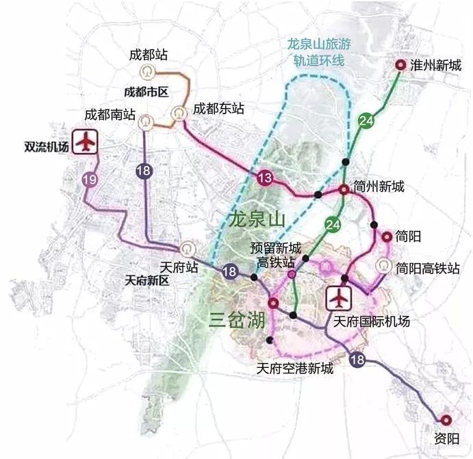 成都东到双流机场高铁