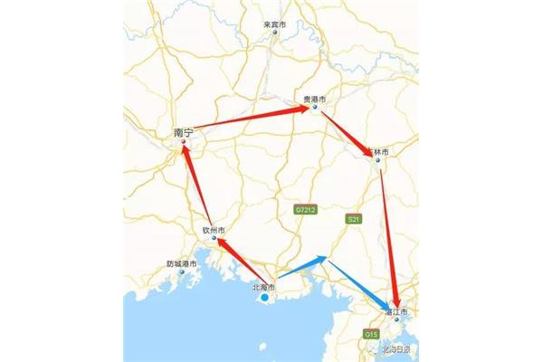 北海到防城港高铁