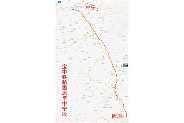 银川到中宁的高铁