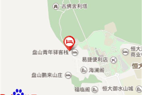 蓟县盘山地图