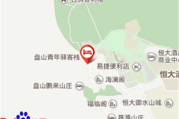 蓟县盘山地图
