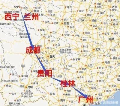 广东到成都高铁