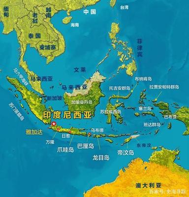 泰国周边国家地图
