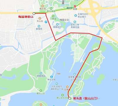 鼋头渚坐地铁怎么去