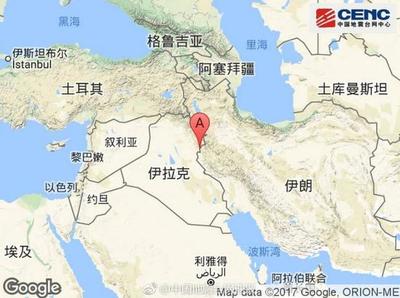 伊朗伊拉克地图