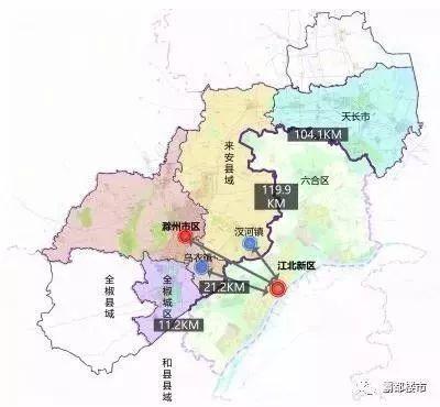 滁州离南京多少公里