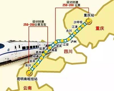 昆明到泸州高铁