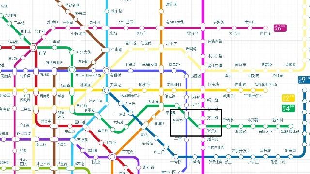 地铁4号线站名