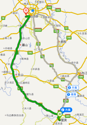 浦江到成都