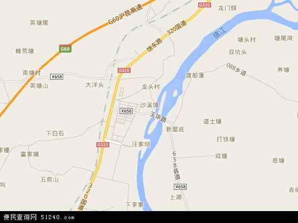 中山沙溪镇地图