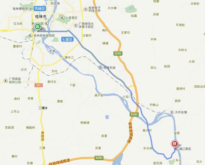 长沙至北海多少公里
