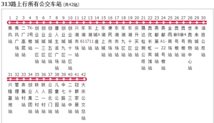 303路公交车路线