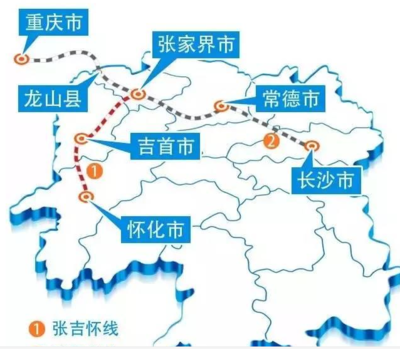 襄阳到张家界高铁