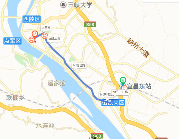 宜昌b9路公交车路线