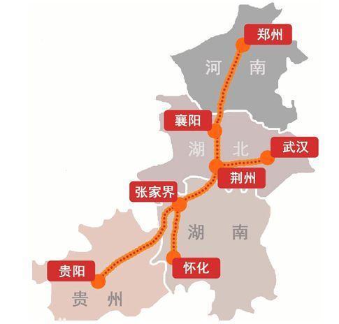 襄阳到张家界高铁