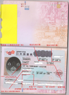 上海办理日本签证
