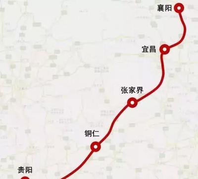 襄阳到张家界高铁
