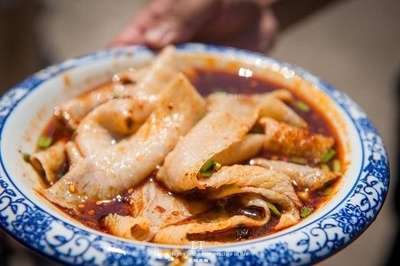 蓝田美食一条街在哪里