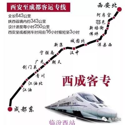 到西安的高铁
