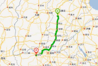 临汾到济南多少公里