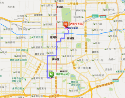 西安23路公交车路线