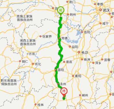 武汉到松滋多少公里