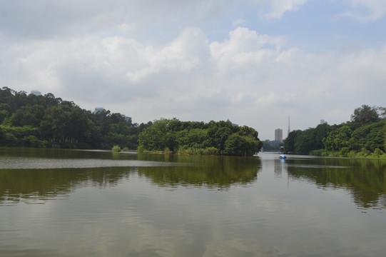 广州麓湖公园