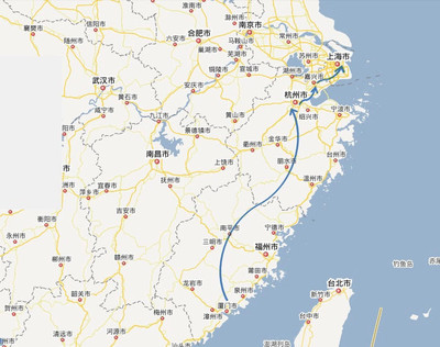 武汉离厦门多远