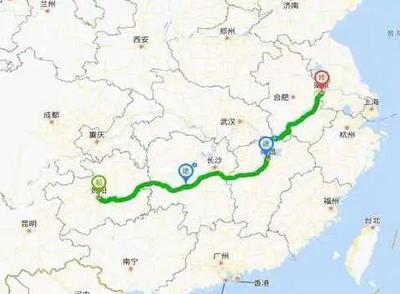 上海至贵阳多少公里