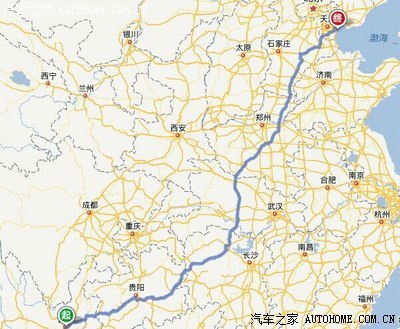 昆明到西宁多少公里