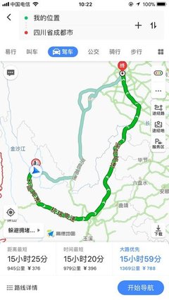 四川自驾游最佳路线