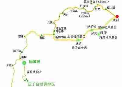 四川自驾游最佳路线