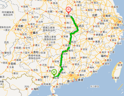 广西到成都多少公里