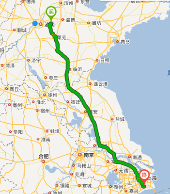 徐州到青岛有多少公里