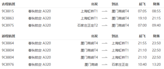 石家庄到上海机票