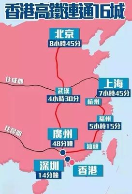 东莞高铁到香港