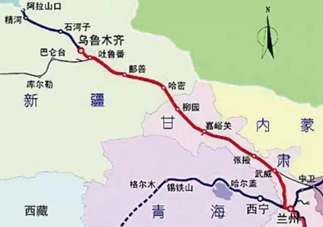 兰州到柳园高铁