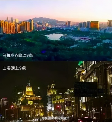 乌鲁木齐与上海时差