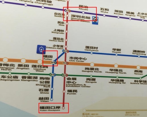 香港机场到深圳北站