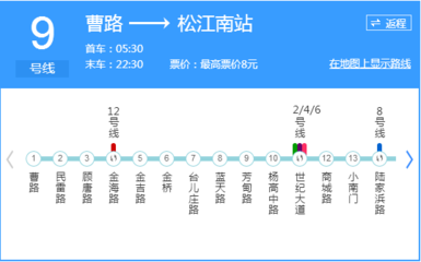 上海9号地铁
