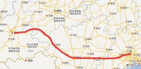 永州到昆明的高铁
