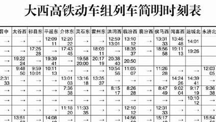 太原到运城动车