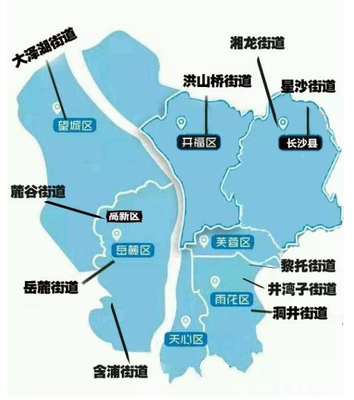 长沙麓谷属于哪个区