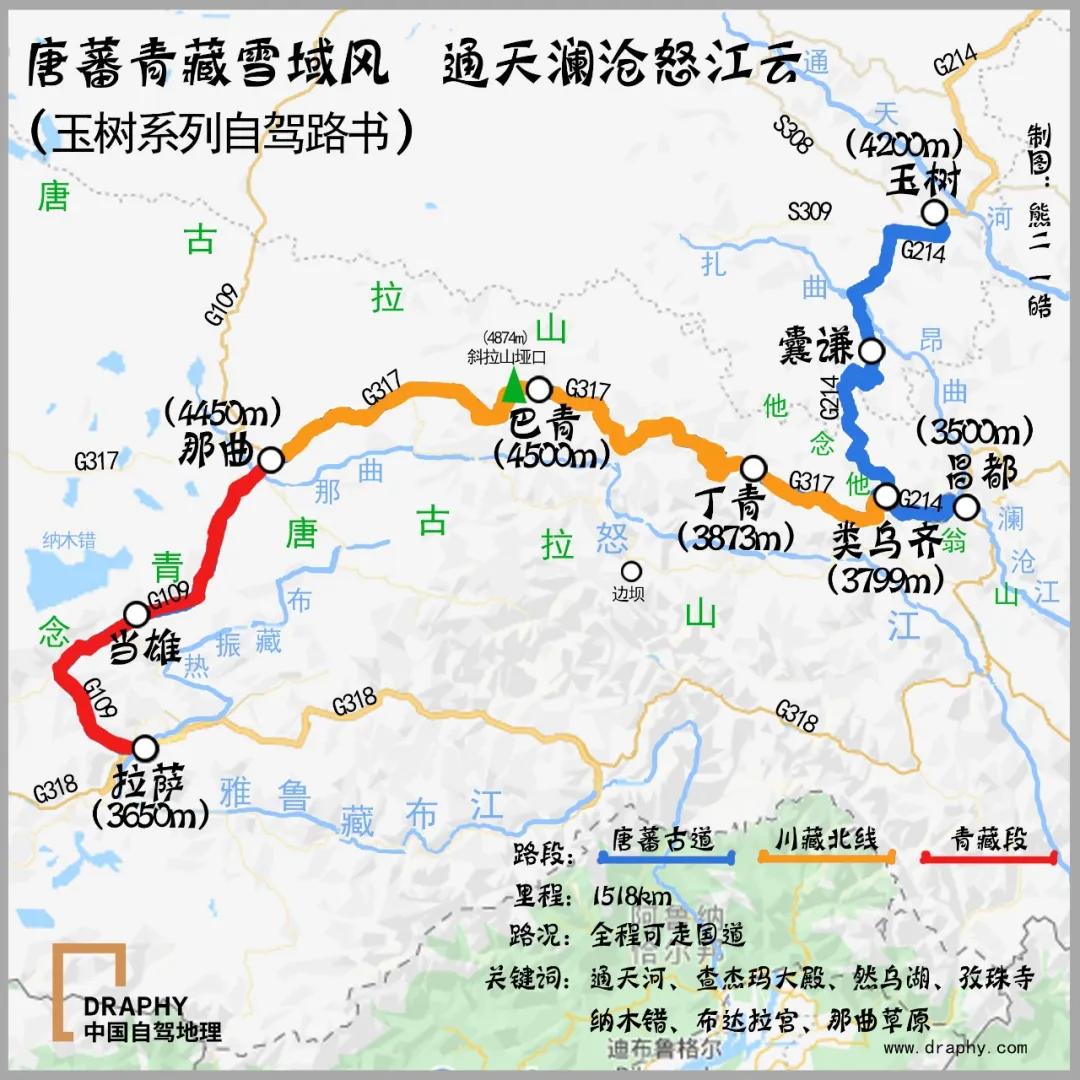 西藏自驾路线