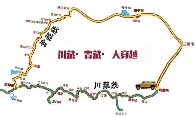 西藏自驾路线