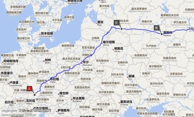 上海到莫斯科多少公里