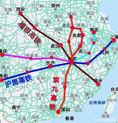 信阳到重庆高铁